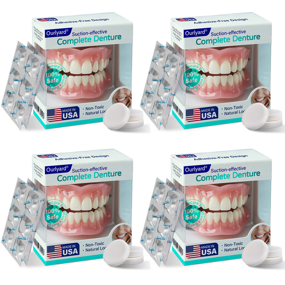 ✅ Made and Shipped from the USA| Ourlyard® Suction-fit Complete Denture 🎉