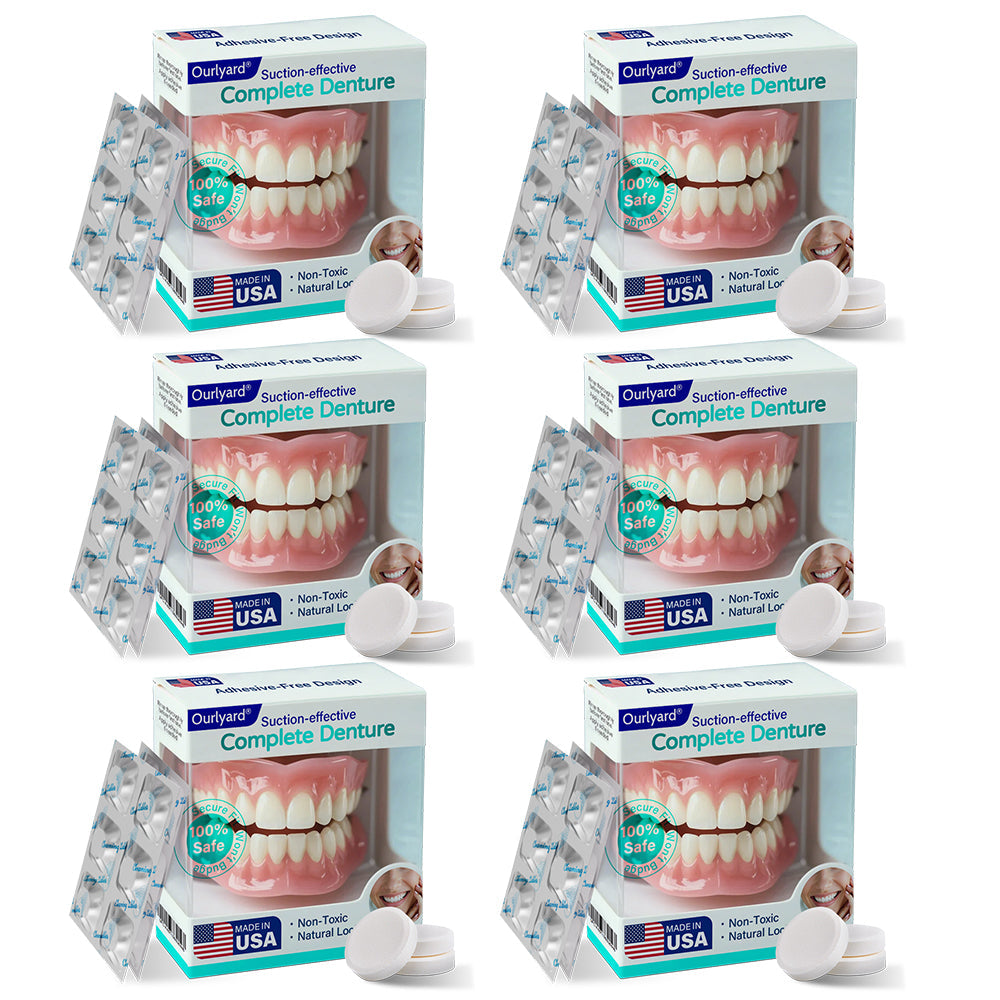 ✅ Made and Shipped from the USA| Ourlyard® Suction-fit Complete Denture 🎉