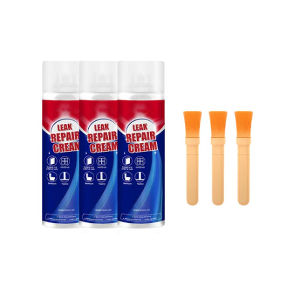 ✨ Spray réparateur de fuites instantané - Colmate les fissures et les interstices en 5 minutes, imperméable et flexible pour tuyaux et toitures