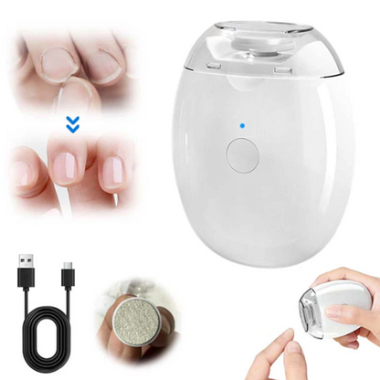 🔥 50% DE RÉDUCTION ! ✨ Ponceuse à Ongles Auto - 3 Vitesses Réglables, Silencieuse, LED Integrée pour Soin Précise -Remifa®