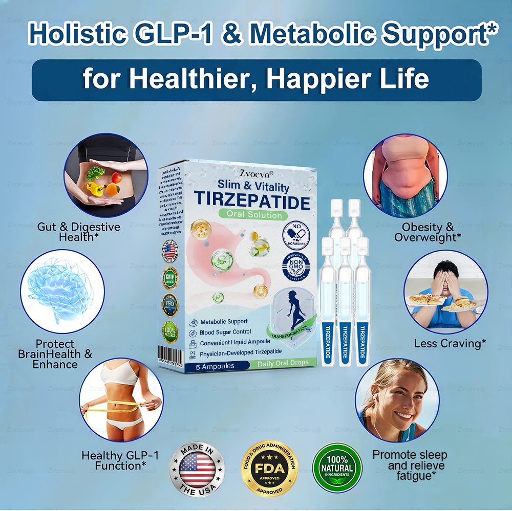 Official Store | Zvoevo® Slim & Vitality Tirzepatide Oral Solution🌿