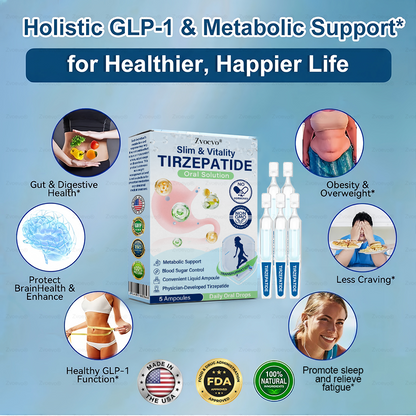 Official Store | Zvoevo® Slim & Vitality Tirzepatide Oral Solution🌿