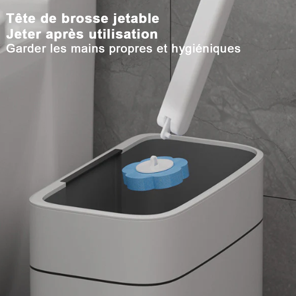 💕Brosse de nettoyage jetable murale pour toilettes à usage domestique✨