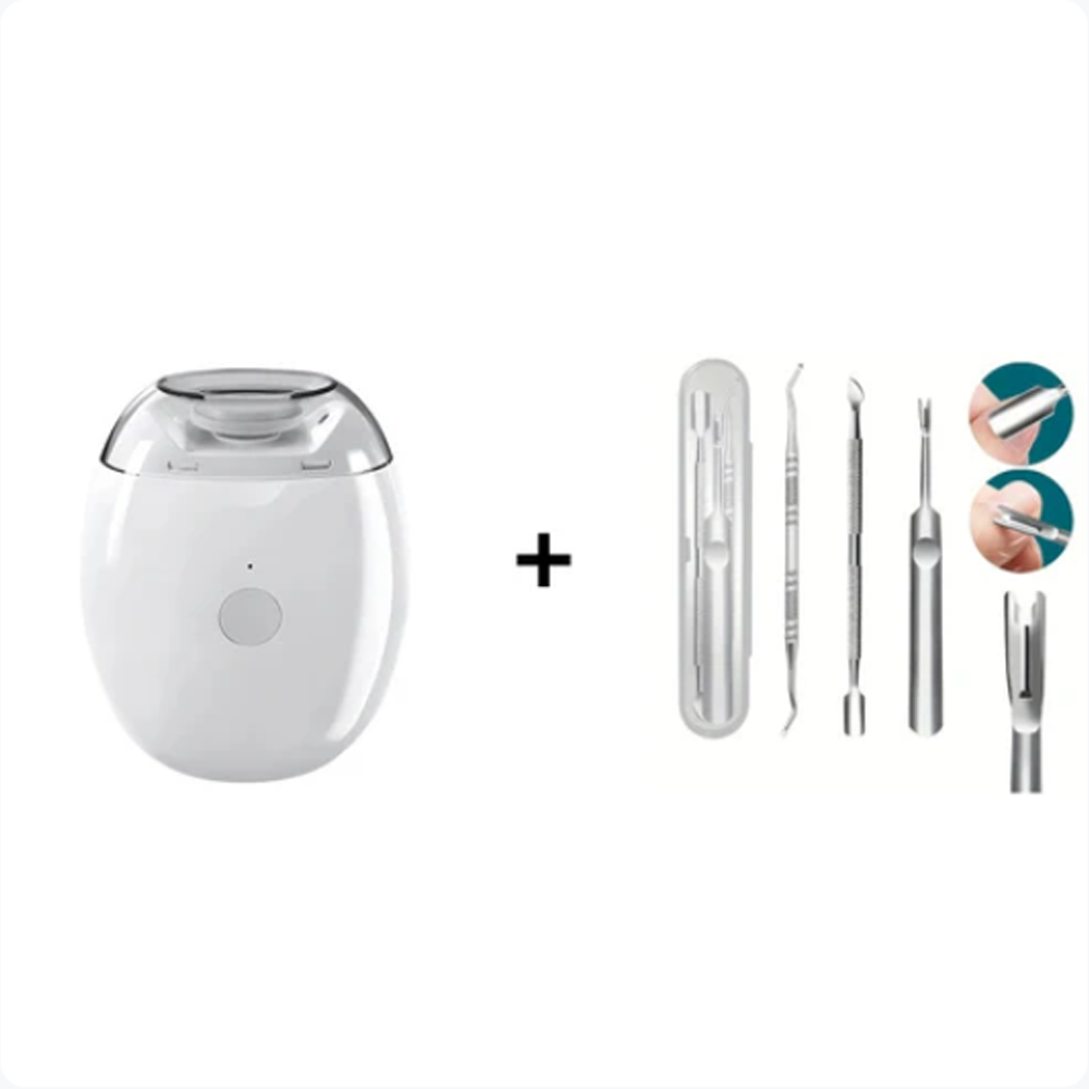 💥 50% DE RÉDUCTION ! ✨ Ponceuse à Ongles Auto - 3 Vitesses Réglables, Silencieuse, LED Integrée pour Soin Précise 💅✨ -Remifa®