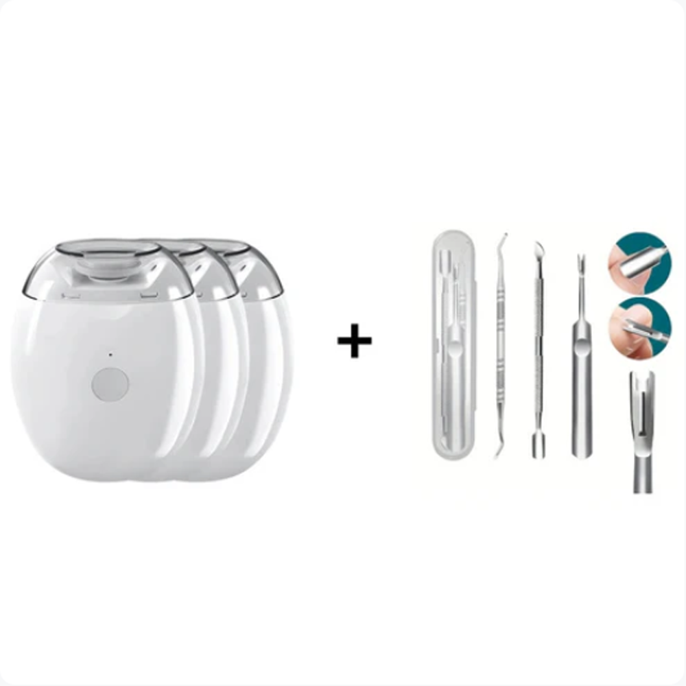 💥 50% DE RÉDUCTION ! ✨ Ponceuse à Ongles Auto - 3 Vitesses Réglables, Silencieuse, LED Integrée pour Soin Précise 💅✨ -Remifa®