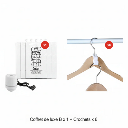 🔥Sac de rangement sous vide saisonnier pour doudoune suspendue