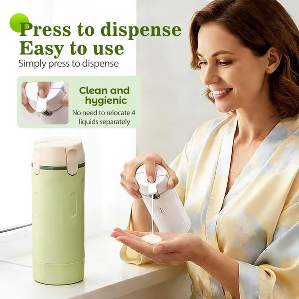 50 % de réduction 🎉Flacons distributeurs rechargeables 4 en 1 pour le voyage -Furzero®
