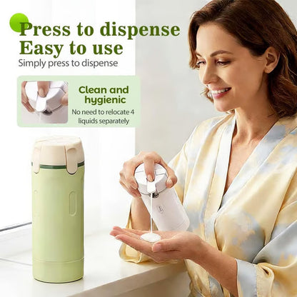 50 % de réduction 🎉Flacons distributeurs rechargeables 4 en 1 pour le voyage -Furzero®