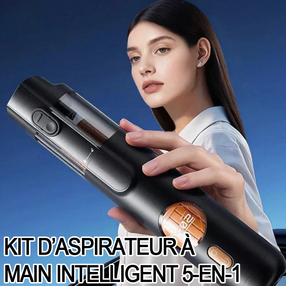 💥 50% DE RÉDUCTION MAINTENANT ! 💥 Aspirateur Voiture Puissant - Fonction Souffleur-  - Multiusage -Remifa®