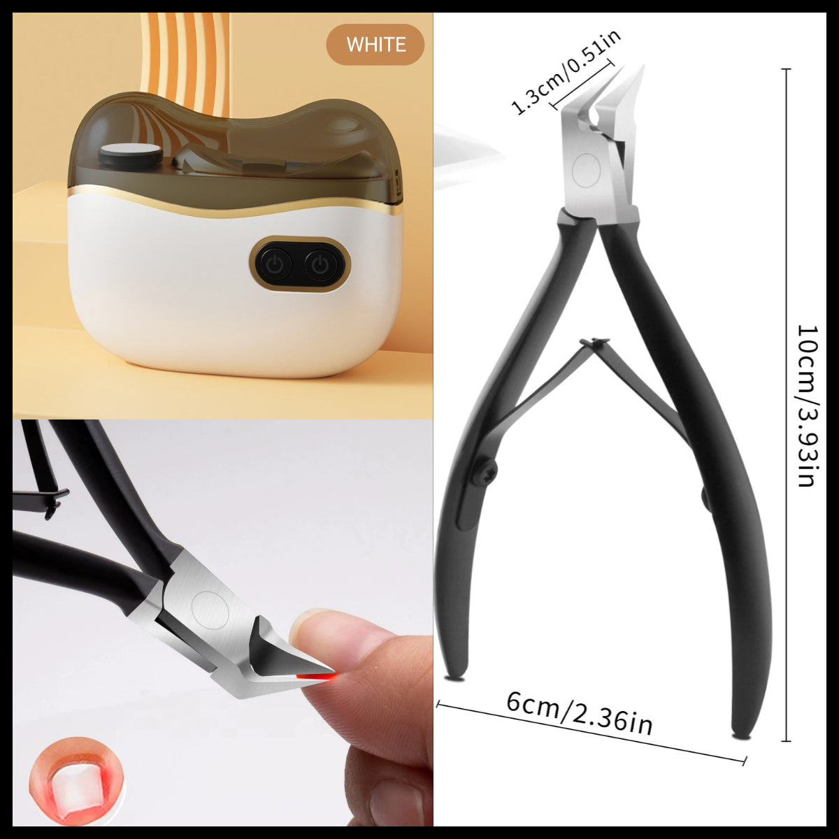 🏆Meilleure vente 🔥58 % DE RÉDUCTION⏳Coupe-Ongles et Polisseur Électrique 2-en-1 -Remifa®