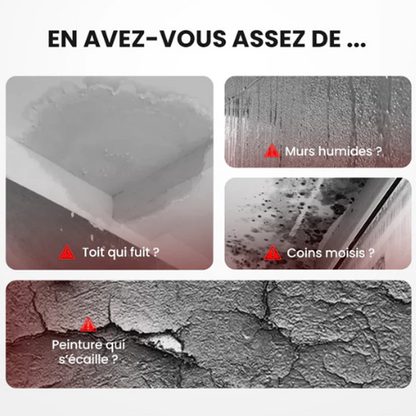 ✨ Spray réparateur de fuites instantané - Colmate les fissures et les interstices en 5 minutes, imperméable et flexible pour tuyaux et toitures