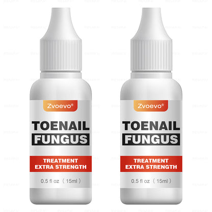 ✅ Made and Shipped from USA | Zvoevo® Toenail Fungus Treatment Extra Strength, Antifungal Solution for Toenail or Fingernail, Triple Action Formula for Remove Fungal, Repair and Renewal Damaged Nails🐞