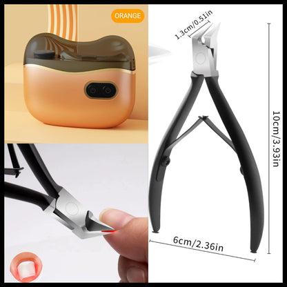 🏆Meilleure vente 🔥58 % DE RÉDUCTION⏳Coupe-Ongles et Polisseur Électrique 2-en-1 -Remifa®