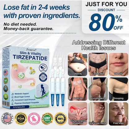 Official Store | Zvoevo® Slim & Vitality Tirzepatide Oral Solution🌿