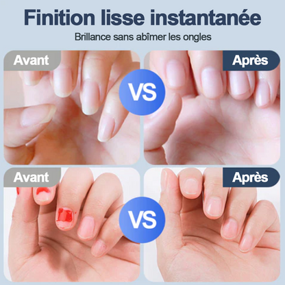 💥 50% DE RÉDUCTION ! ✨ Ponceuse à Ongles Auto - 3 Vitesses Réglables, Silencieuse, LED Integrée pour Soin Précise 💅✨ -Remifa®