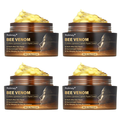 ✅Official Store | ✨ Rolimey®  Bee Venom Golden Liposome Capsule Repair Cream  🧑🏼‍⚕️(For skin prone to tinea, psoriasis, warts, hidradenitis, and varicose concerns)