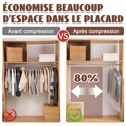 🔥Sac de rangement sous vide saisonnier pour doudoune suspendue
