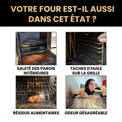 🎉Cadeau du Nouvel An 50 % DE RÉDUCTION !🧼Spray nettoyant puissant pour four et grill : élimine sans effort la graisse et les résidus alimentaires, sans frotter !