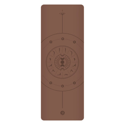 5mm Sun Worship Moon Natural Rubber Yoga Mat PU