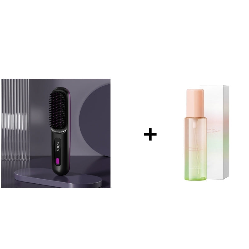💥 -50 % ✨ Peigne Lissant Chauffant Sans Fil en Céramique 💖 -Remifa®