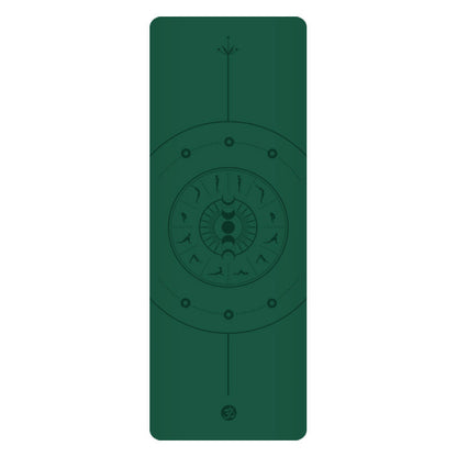 5mm Sun Worship Moon Natural Rubber Yoga Mat PU