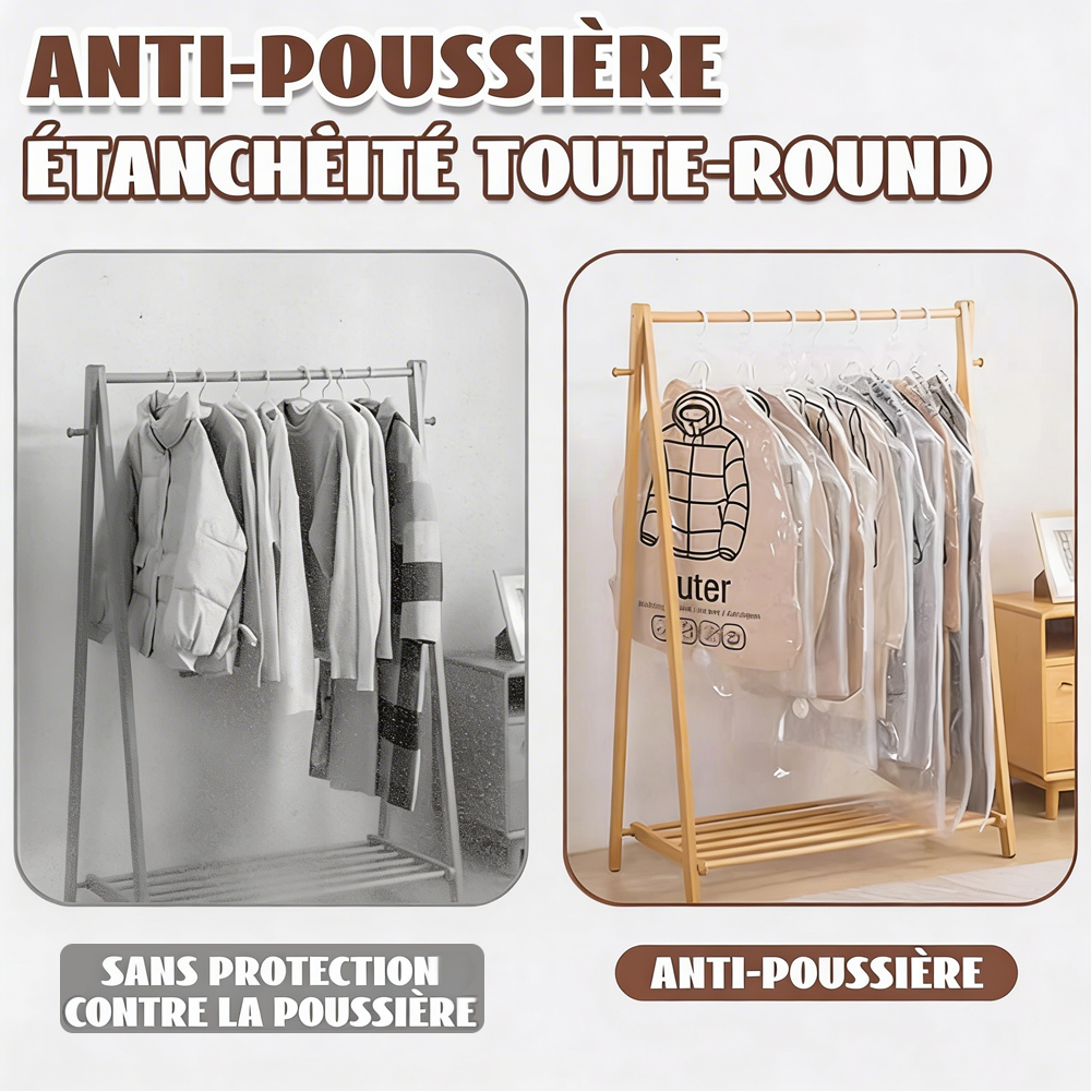 🔥Sac de rangement sous vide saisonnier pour doudoune suspendue