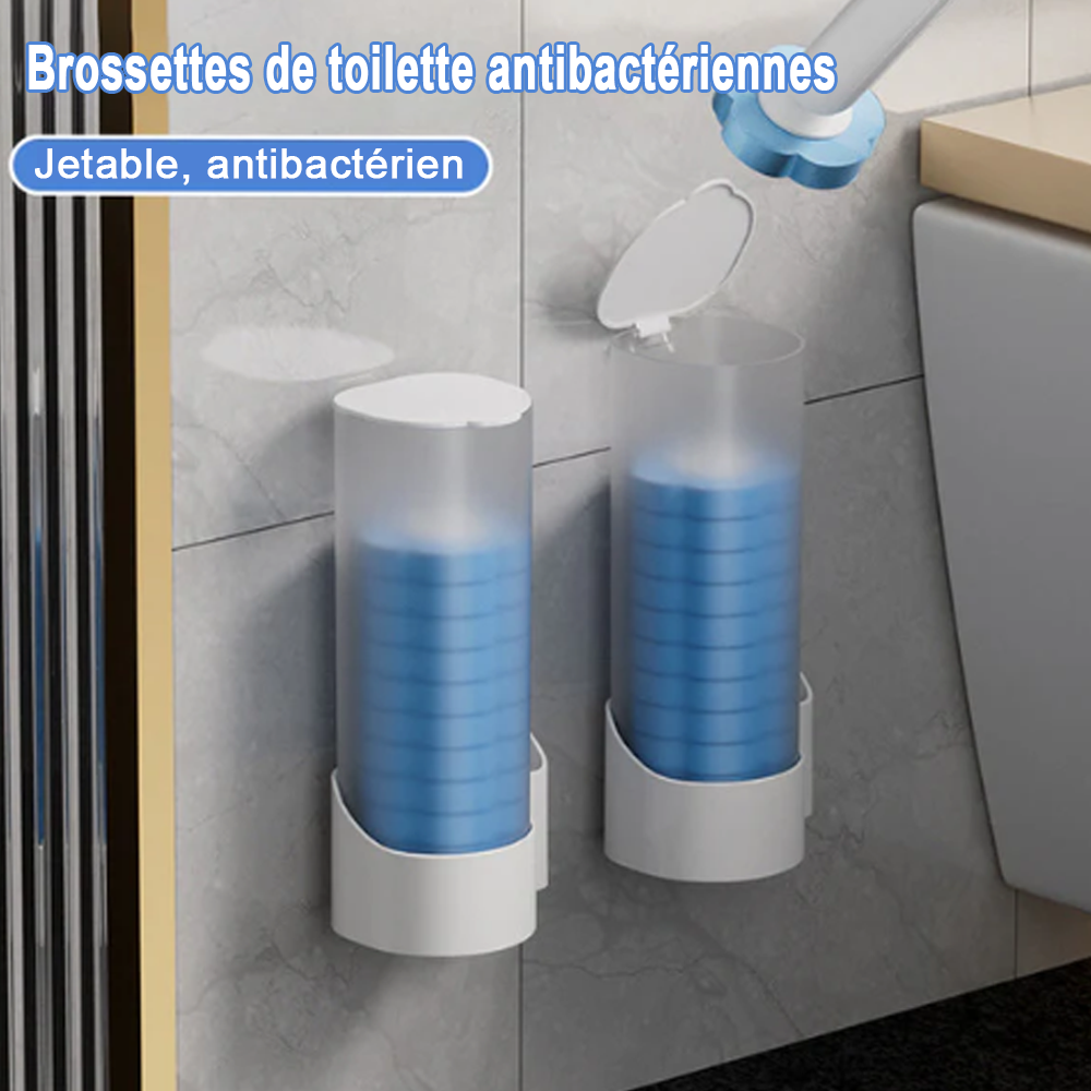 💕Brosse de nettoyage jetable murale pour toilettes à usage domestique✨