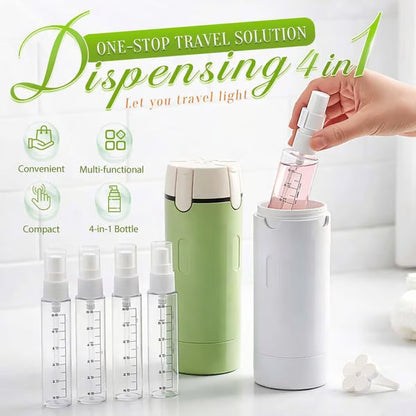 50 % de réduction 🎉Flacons distributeurs rechargeables 4 en 1 pour le voyage -Furzero®