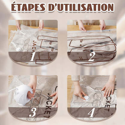 🔥Sac de rangement sous vide saisonnier pour doudoune suspendue