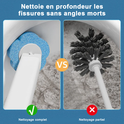 💕Brosse de nettoyage jetable murale pour toilettes à usage domestique✨
