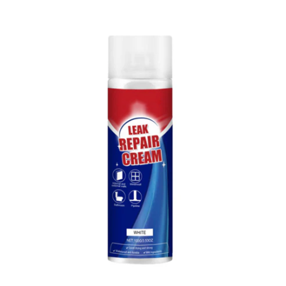 ✨ Spray réparateur de fuites instantané - Colmate les fissures et les interstices en 5 minutes, imperméable et flexible pour tuyaux et toitures