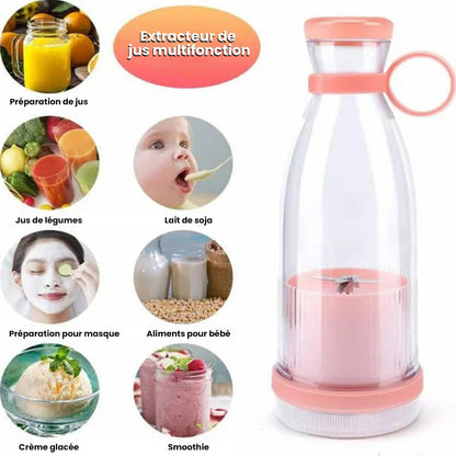 🍃Vente directe d'usine🍃 Extracteur de Jus Portable Best-Seller | Savourez du jus frais à tout moment, partout ! 🍎 -Remifa®