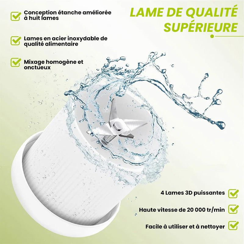 🍃Vente directe d'usine🍃 Extracteur de Jus Portable Best-Seller | Savourez du jus frais à tout moment, partout ! 🍎 -Remifa®
