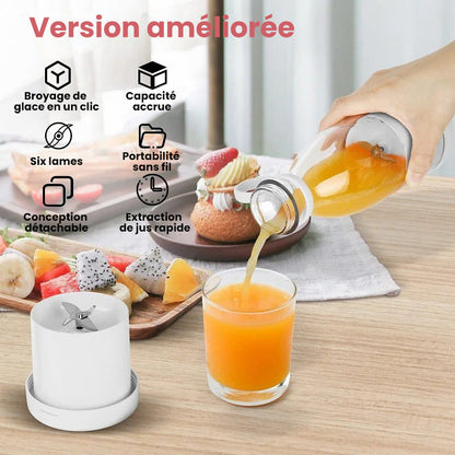 🍃Vente directe d'usine🍃 Extracteur de Jus Portable Best-Seller | Savourez du jus frais à tout moment, partout ! 🍎 -Remifa®