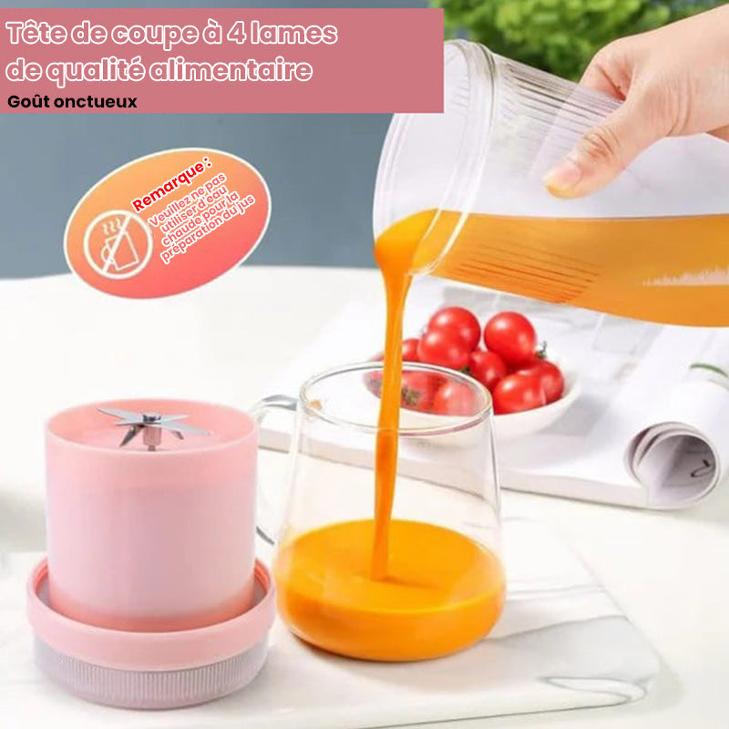 🍃Vente directe d'usine🍃 Extracteur de Jus Portable Best-Seller | Savourez du jus frais à tout moment, partout ! 🍎 -Remifa®