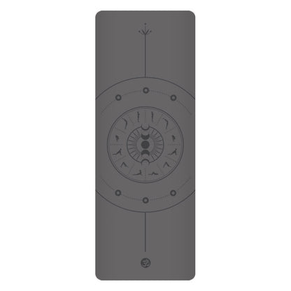 5mm Sun Worship Moon Natural Rubber Yoga Mat PU