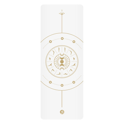 5mm Sun Worship Moon Natural Rubber Yoga Mat PU