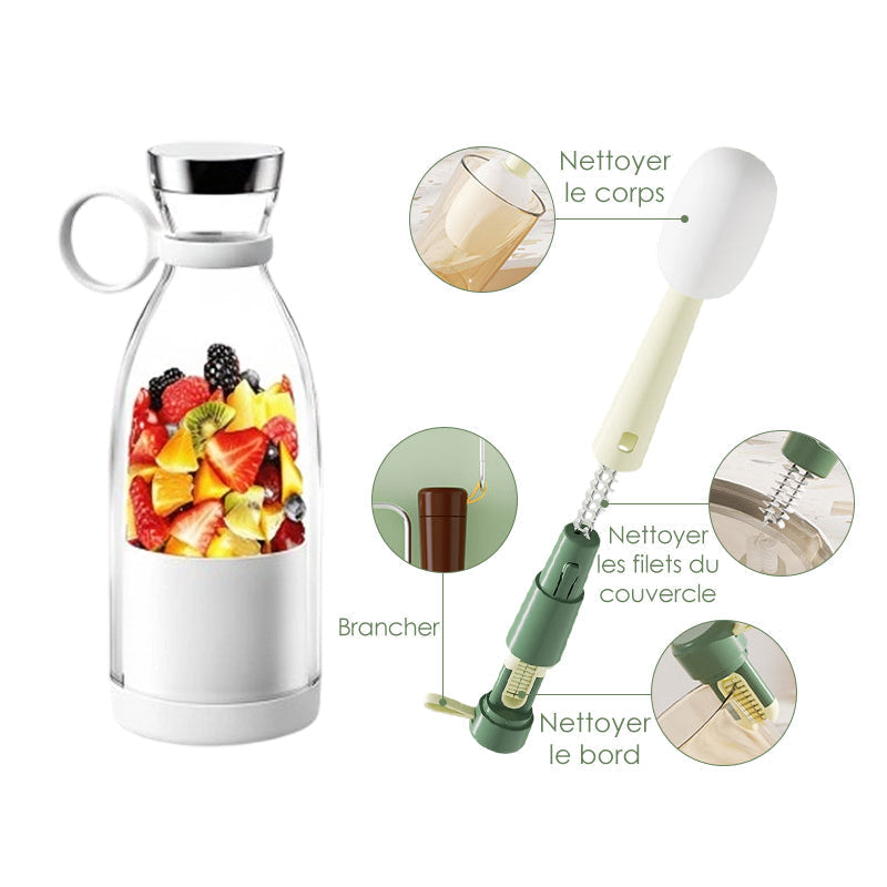 🍃Vente directe d'usine🍃 Extracteur de Jus Portable Best-Seller | 🌟 Savourez du jus frais à tout moment, partout ! -Remifa®