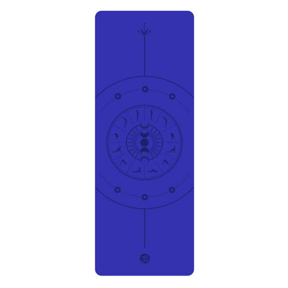 5mm Sun Worship Moon Natural Rubber Yoga Mat PU