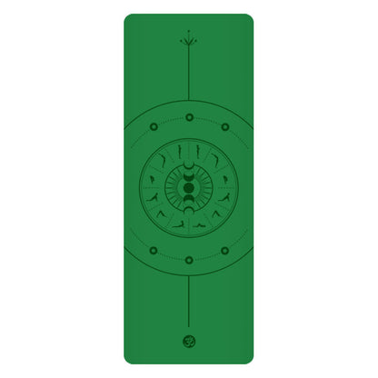5mm Sun Worship Moon Natural Rubber Yoga Mat PU