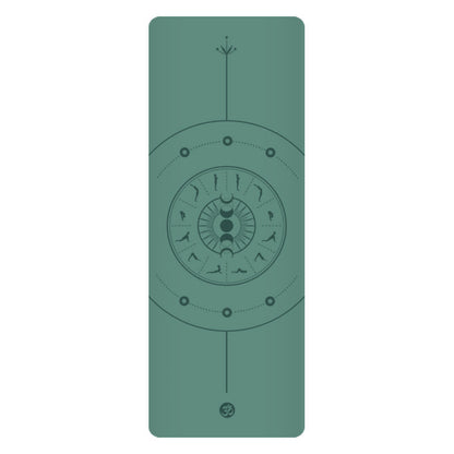 5mm Sun Worship Moon Natural Rubber Yoga Mat PU