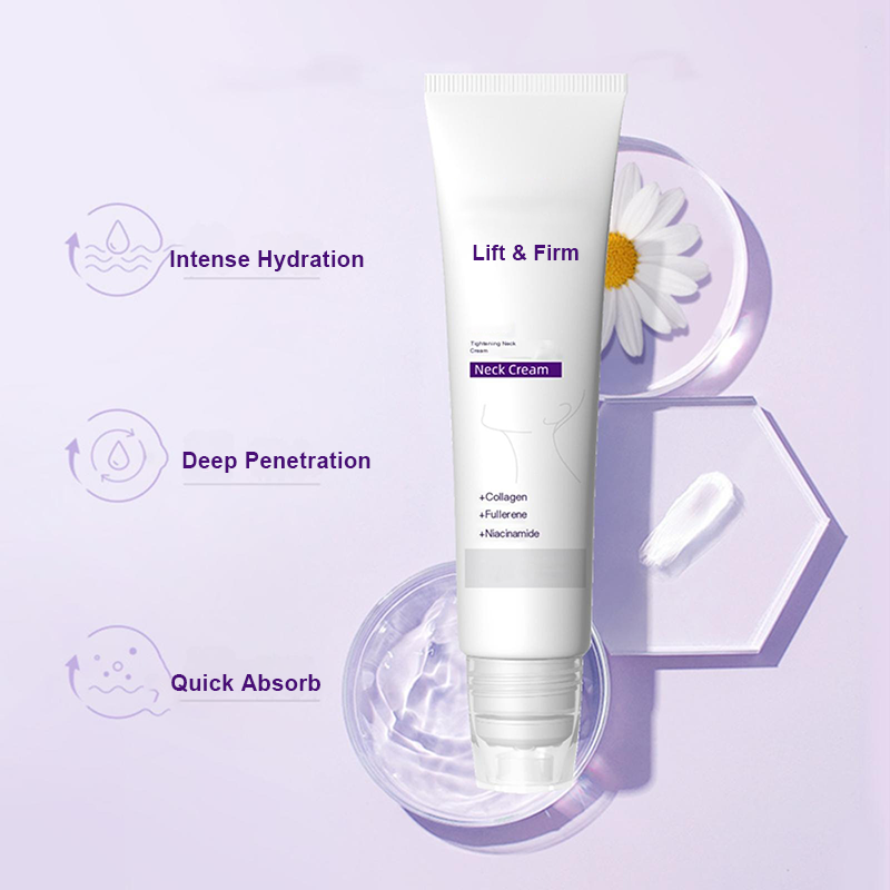🌿Crème raffermissante pour le cou avec applicateur à bille